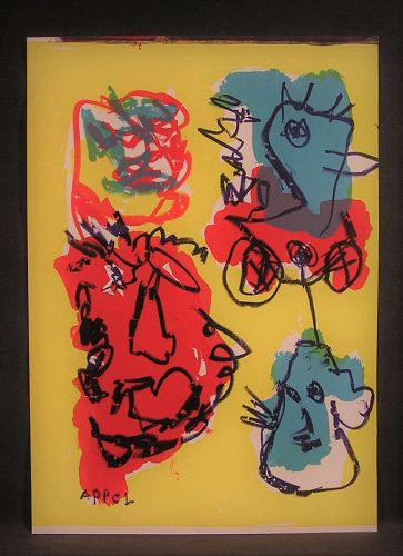 Original Lithograph by Karel Appell #73 from 1 cent Life Book