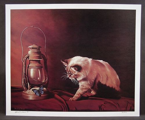 Fine Flemish Realism Limited Edition Print David E. Weaver, Curiosity